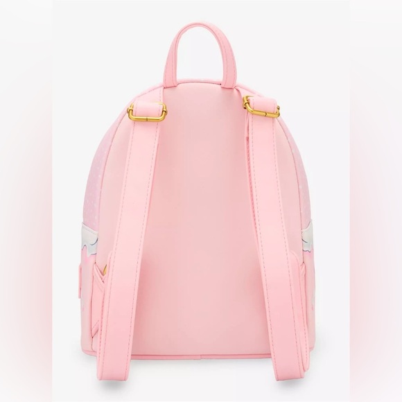 Loungefly Disney Marie Aristocats Pink Christmas Mini Backpack NWT